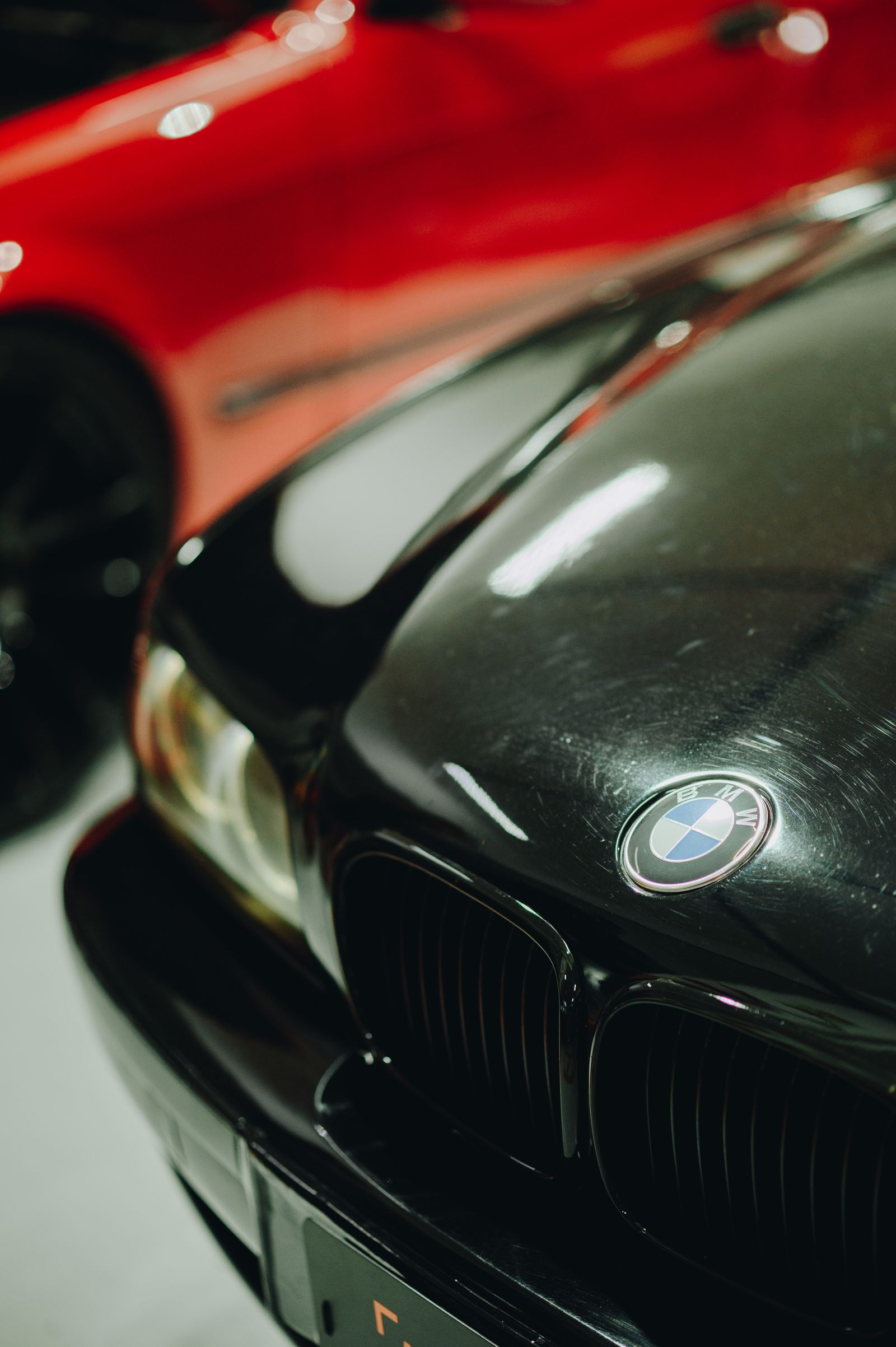 BMW in a dealership