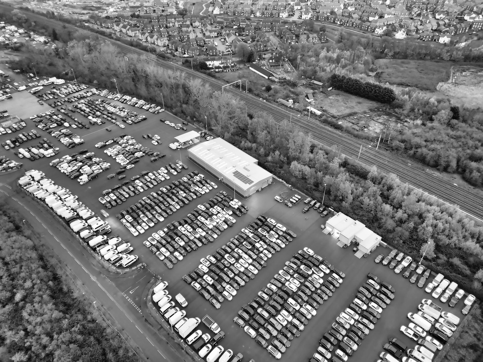Car dealership lot